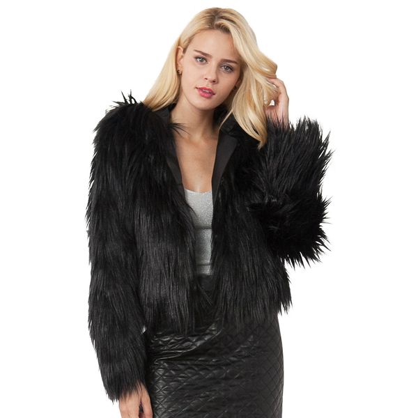 furry fur coat women fluffy warm long sleeve outerwear autumn winter coat jacket hairy hooded overcoat manteau fourrure femme, Black
furry fur coat women fluffy warm long sleeve outerwear autumn winter coat jacket hairy hooded overcoat manteau fourrure femme, Black