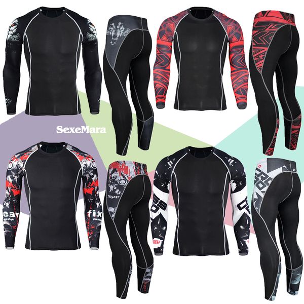 long johns men's compression set running tights workout fitness training leggings long sleeves shirts sport suit rashgard male, Black;blue
long johns men's compression set running tights workout fitness training leggings long sleeves shirts sport suit rashgard male, Black;blue