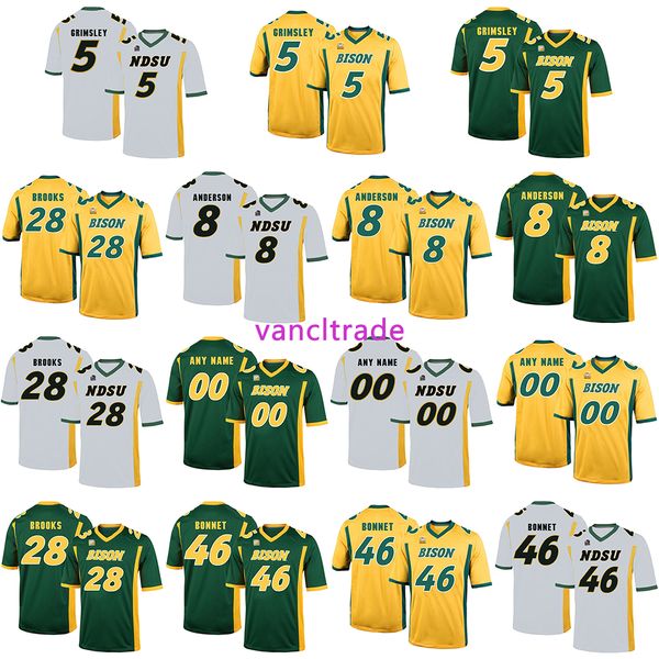 2019 ncaa football north dakota state bison 5 grimsley 8 anderson 00 any name 46 bonnet 28 brooks jerseys, Black;red
2019 ncaa football north dakota state bison 5 grimsley 8 anderson 00 any name 46 bonnet 28 brooks jerseys, Black;red