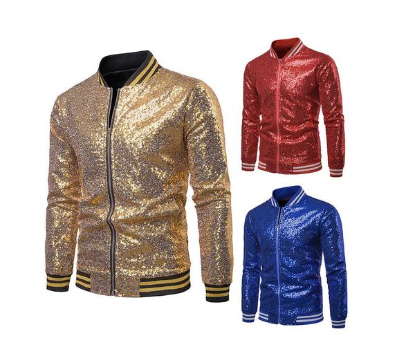 2020 new men shiny blazers gold sequin suit jackets nightclub stage, Black;brown
2020 new men shiny blazers gold sequin suit jackets nightclub stage, Black;brown
