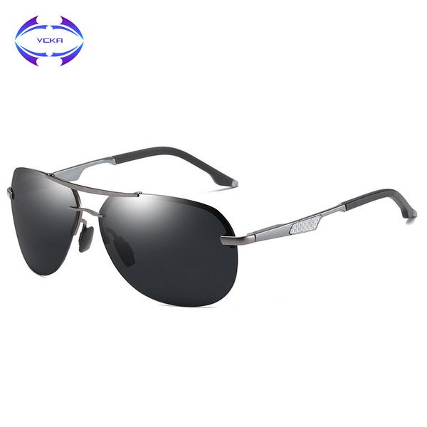 vcka men vintage aluminum hd polarized sunglasses classic brand sun glasses coating lens driving glasses shades women eyewear, White;black
vcka men vintage aluminum hd polarized sunglasses classic brand sun glasses coating lens driving glasses shades women eyewear, White;black