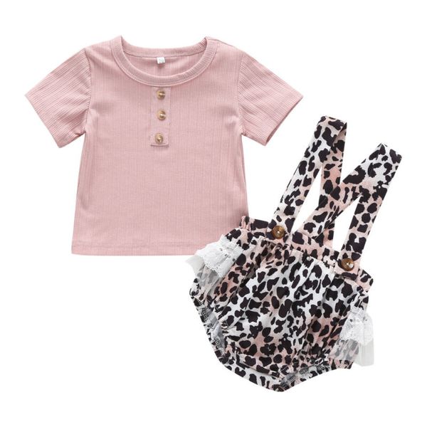 0-24m newborn baby girls cotton clothes short sleeve t-shirt lace leopard shorts bib pants outfits summer tracksuit, White
0-24m newborn baby girls cotton clothes short sleeve t-shirt lace leopard shorts bib pants outfits summer tracksuit, White