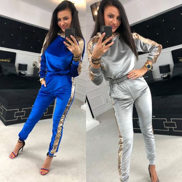 shiny striped two piece tracksuits women clothes long sleeve hooded sweatshirt +pant casual sporting suit tracksuit, White
shiny striped two piece tracksuits women clothes long sleeve hooded sweatshirt +pant casual sporting suit tracksuit, White