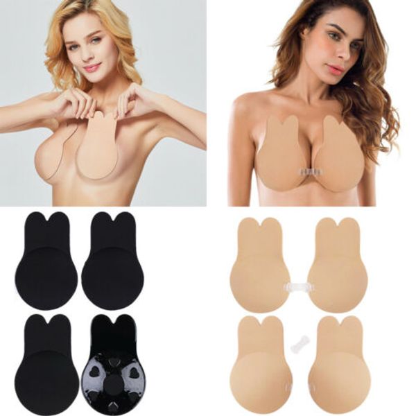 

Hot Rabbit Shape Breast Lift Tape Intimates Accessories Sexy Women Push Up Breasts Stickers Nipple Cover Invisible Adhesive Bra