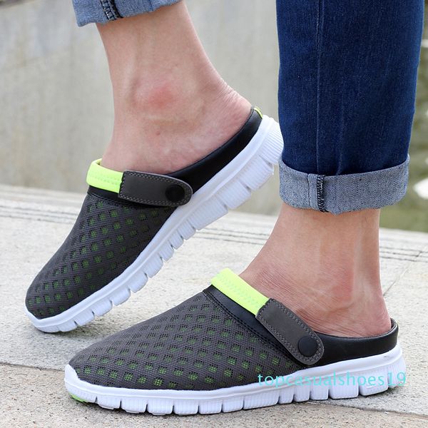 2020 men women summer sandal mesh breathable padded beach flip flops shoes solid flat bath slippers k400g t19, Black
2020 men women summer sandal mesh breathable padded beach flip flops shoes solid flat bath slippers k400g t19, Black