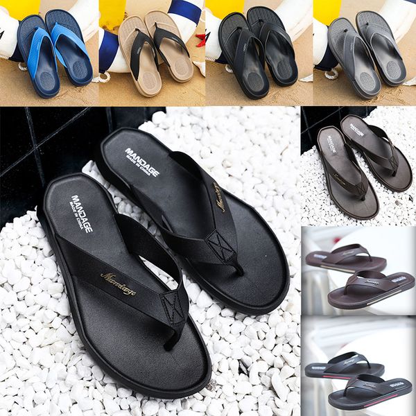 lastest brand design sliders mens summer sandals beach slippers non-slip flip flops loafers black khaki blue grey slides chaussures shoes
lastest brand design sliders mens summer sandals beach slippers non-slip flip flops loafers black khaki blue grey slides chaussures shoes