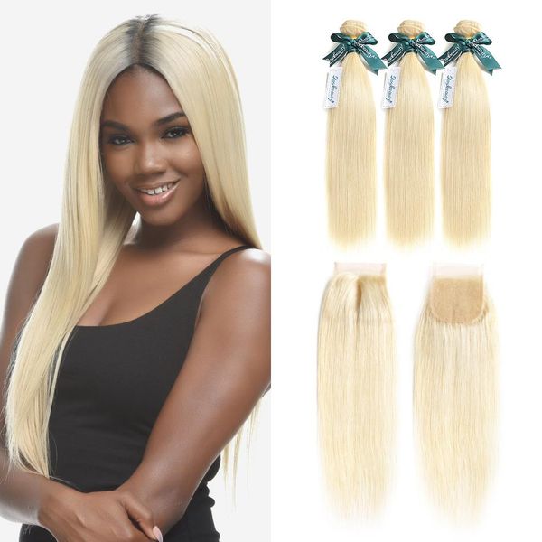 straight 613 blonde связки с closure closure 4x4 с бразильской blonde связка деве связки волос, Black;brown
straight 613 blonde связки с closure closure 4x4 с бразильской blonde связка деве связки волос, Black;brown