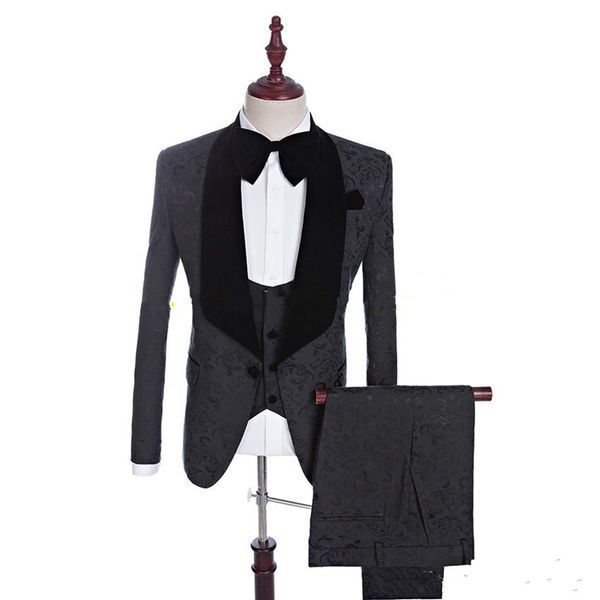new one button jacquard groomsmen shawl lapel groom tuxedos men suits wedding/prom/dinner man blazer(jacket+pants+tie+vest) 497, Black;gray
new one button jacquard groomsmen shawl lapel groom tuxedos men suits wedding/prom/dinner man blazer(jacket+pants+tie+vest) 497, Black;gray