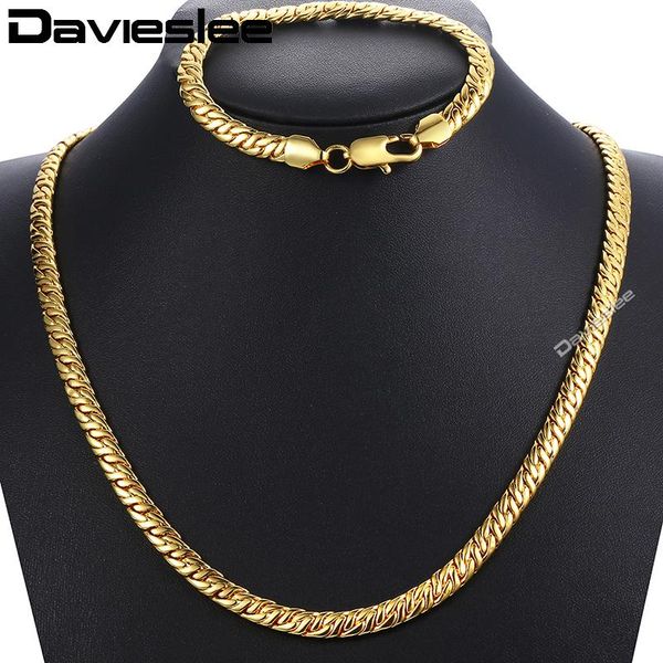 wholesale 585 rose gold filled mens bracelet necklace chain rombo herringbon jewelry set for men fashion gift new 7mm lgs283, Silver
wholesale 585 rose gold filled mens bracelet necklace chain rombo herringbon jewelry set for men fashion gift new 7mm lgs283, Silver