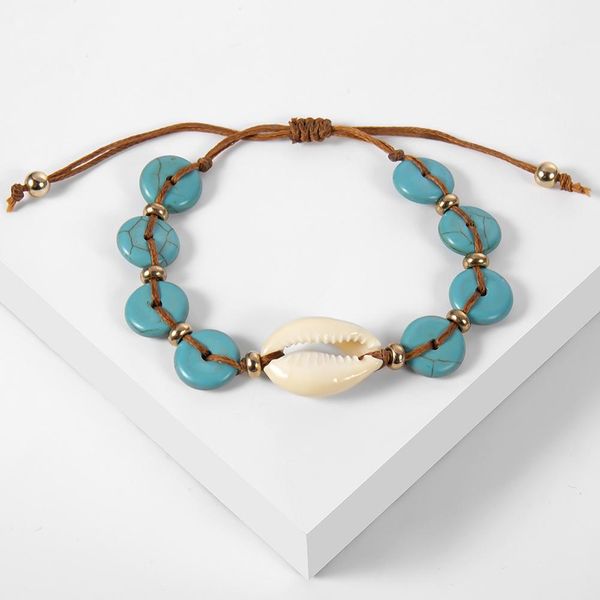 bohemia fashion women cowrie shell round turquoise beads charm handwoven summer beach party bracelet bangle statement jewelry, Black
bohemia fashion women cowrie shell round turquoise beads charm handwoven summer beach party bracelet bangle statement jewelry, Black