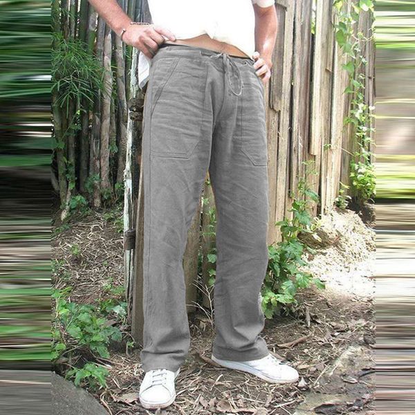 summer men pants casual men linen thin section breathable loose elastic straight leg mens pant casual simple straight pants, Black
summer men pants casual men linen thin section breathable loose elastic straight leg mens pant casual simple straight pants, Black