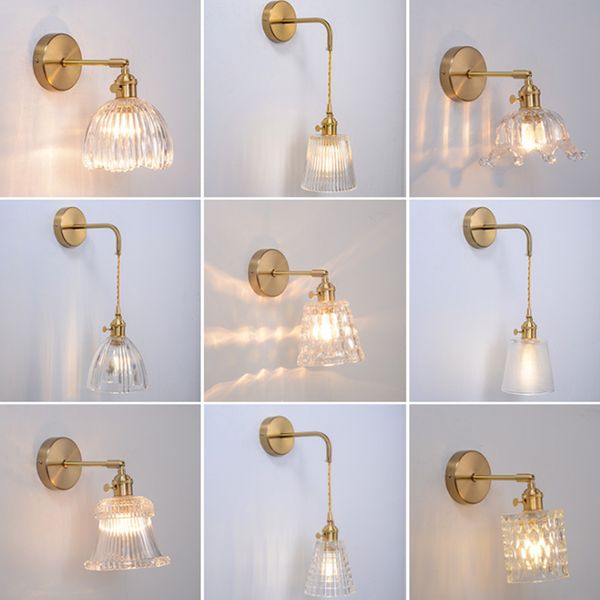 nordic post-modern wall lamp crystal glass brass wall lamp creative personality bedroom bedside bathroom mirror headli
nordic post-modern wall lamp crystal glass brass wall lamp creative personality bedroom bedside bathroom mirror headli