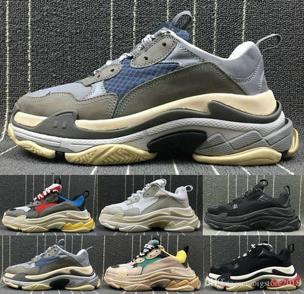 2018 mens triple-s sneakers 17fw running shoes trainers men womens sports zapatillas boys sneakers triple s casual designer dad chaussures, Black
2018 mens triple-s sneakers 17fw running shoes trainers men womens sports zapatillas boys sneakers triple s casual designer dad chaussures, Black