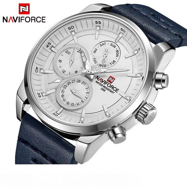 mens watches naviforce brand luxury waterproof 24 hour date quartz man fashion leather sport wrist watch men clock mx190725, Slivery;brown
mens watches naviforce brand luxury waterproof 24 hour date quartz man fashion leather sport wrist watch men clock mx190725, Slivery;brown