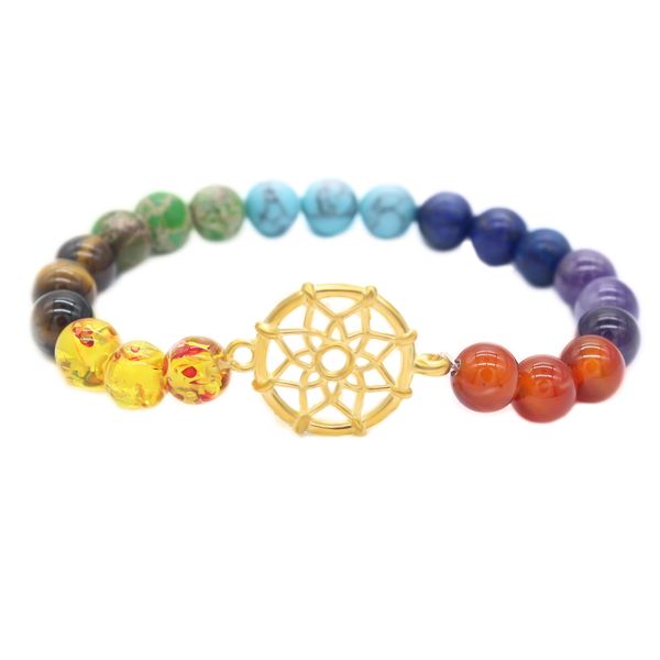 8mm chakra bracelets and bangles women's bracelets multicolor charm stones chained, Black
8mm chakra bracelets and bangles women's bracelets multicolor charm stones chained, Black