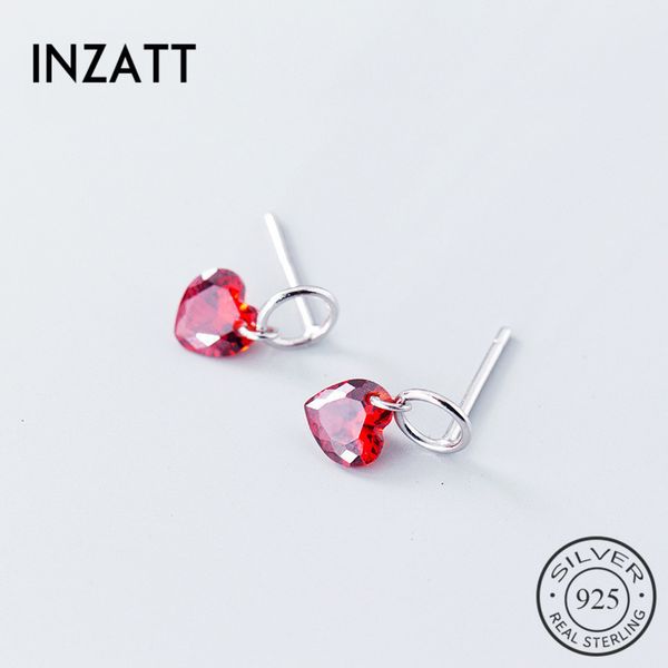 inzatt pure 925 sterling silver romantic drop earrings red crystal heart hollow round accessories fashion woman earrings
inzatt pure 925 sterling silver romantic drop earrings red crystal heart hollow round accessories fashion woman earrings
