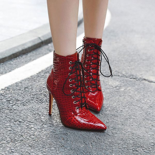 bescone women ankle boots winter red pointed toe zipper thin heel shoes new basic handmade microfiber outside ladies boots by338, Black
bescone women ankle boots winter red pointed toe zipper thin heel shoes new basic handmade microfiber outside ladies boots by338, Black