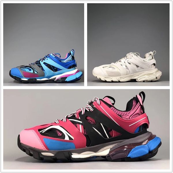 2020 new triple s 3.0 new color pink blue white tess s men women clunky sneaker casual shoes designer shoe with, Black
2020 new triple s 3.0 new color pink blue white tess s men women clunky sneaker casual shoes designer shoe with, Black