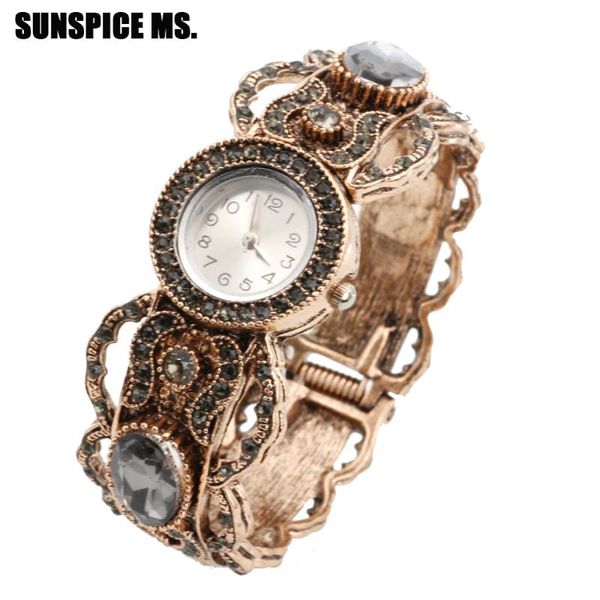 vintage round gray crystal bangle watch jewelry for women antique gold color morocco wedding bijoux 2020 wholesale, Black
vintage round gray crystal bangle watch jewelry for women antique gold color morocco wedding bijoux 2020 wholesale, Black