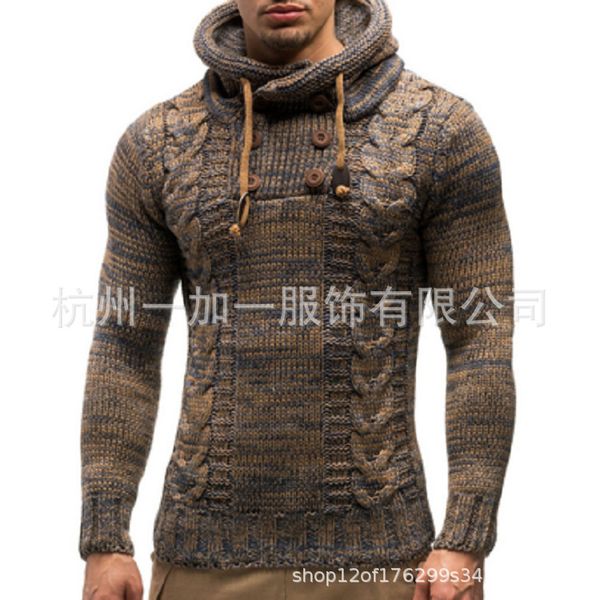 slim striped men long sleeve pullover sweater thick black gray boys sweaters 2018 winter o-neck vintage men knit wear, White;black
slim striped men long sleeve pullover sweater thick black gray boys sweaters 2018 winter o-neck vintage men knit wear, White;black