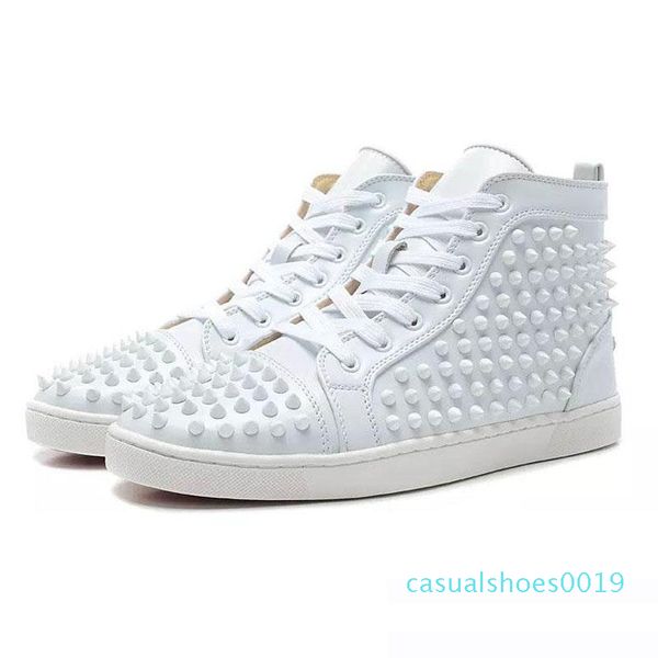 2019 red bottoms designer fashion designer brand studded spikes flats shoes casual shoes for men women party lovers genuine sneakers x6 c19, Black
2019 red bottoms designer fashion designer brand studded spikes flats shoes casual shoes for men women party lovers genuine sneakers x6 c19, Black