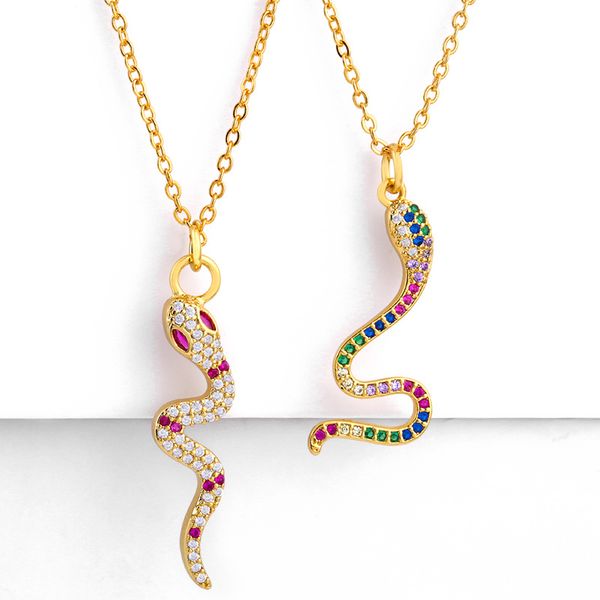 copper gold creative diamond snake pendant necklace women's fashion clavicle chain sweater chain necklace, Silver
copper gold creative diamond snake pendant necklace women's fashion clavicle chain sweater chain necklace, Silver