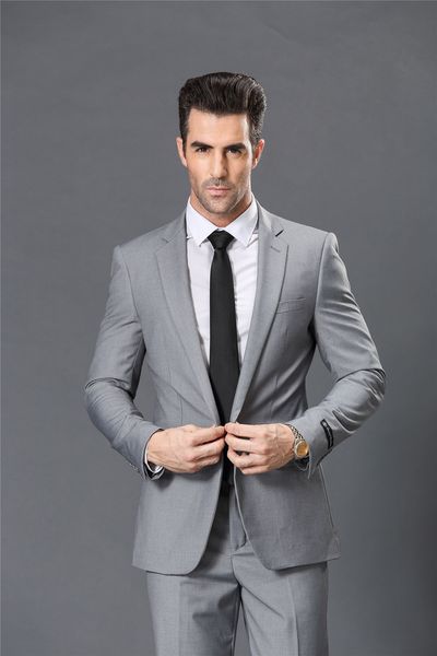 custom made suits for wedding tuxedo light gray groom wear slim fit 2020 froaml suits popular, White;black
custom made suits for wedding tuxedo light gray groom wear slim fit 2020 froaml suits popular, White;black