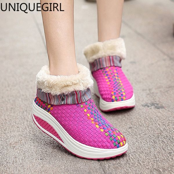 winter 2019 high post plus velvet warm knitted women's shoes korean version of sports shoes women's casual warm boots, Black
winter 2019 high post plus velvet warm knitted women's shoes korean version of sports shoes women's casual warm boots, Black