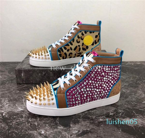 designer fashion designer studded spikes flats shoes red bottom casual shoes party lovers leather sneakers al05, Black
designer fashion designer studded spikes flats shoes red bottom casual shoes party lovers leather sneakers al05, Black