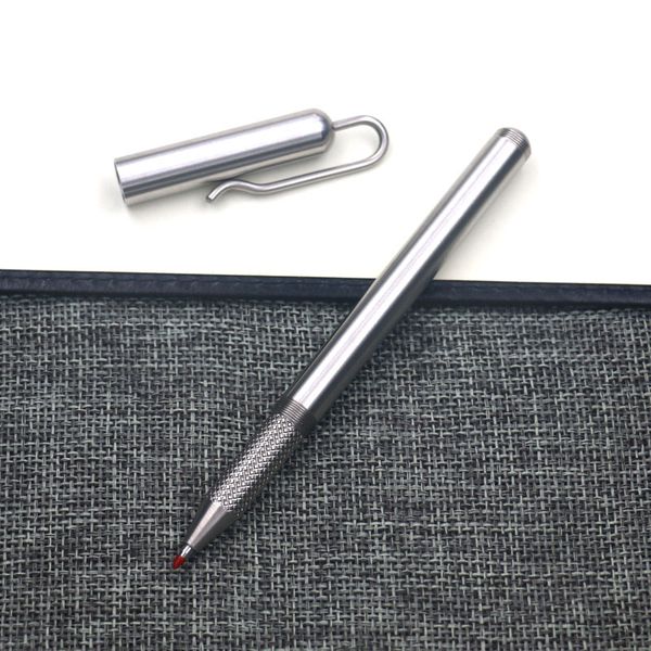 headmade high stainless steel portable pocket pen ball pen signature pen thread anti-skid design outdoor edc
headmade high stainless steel portable pocket pen ball pen signature pen thread anti-skid design outdoor edc