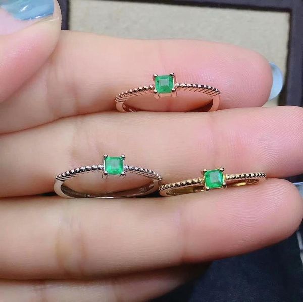 100% 925 sterling silver real natural green emerald rings fine jewelry gift women wedding open wholesale new 3mm jcj0303877agml, Golden;silver
100% 925 sterling silver real natural green emerald rings fine jewelry gift women wedding open wholesale new 3mm jcj0303877agml, Golden;silver