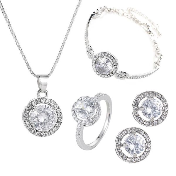 fashion necklace earrings jewelry set elegant party wedding women 43-48cm/16.9-18.9inch geometric gifts, Silver
fashion necklace earrings jewelry set elegant party wedding women 43-48cm/16.9-18.9inch geometric gifts, Silver