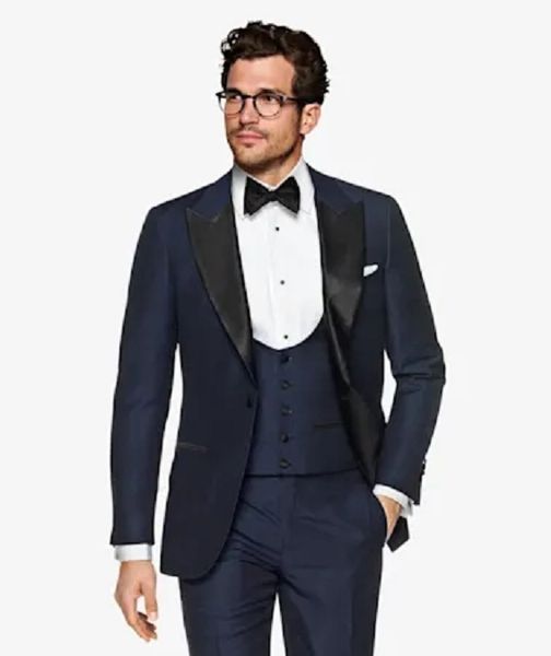 fashion navy blue groom tuxedos black peak lapel groomsman wedding 3 piece suit popular men business jacket blazer(jacket+pants+tie+vest)658, Black;gray
fashion navy blue groom tuxedos black peak lapel groomsman wedding 3 piece suit popular men business jacket blazer(jacket+pants+tie+vest)658, Black;gray