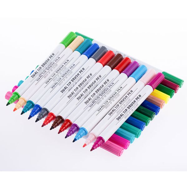 dual tip marker watercolor brush pen fine broad artistic art pens and markers children sketching coloring art markers
dual tip marker watercolor brush pen fine broad artistic art pens and markers children sketching coloring art markers