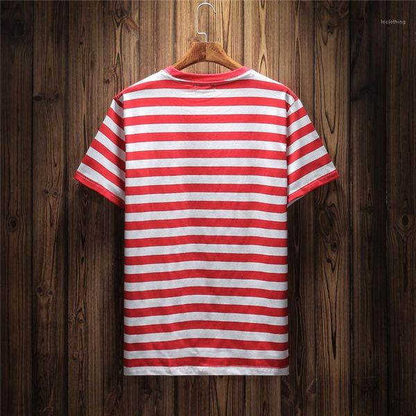 tshirts summer trendy style embroidery males designer tees short sleeved casual clothes jeans mens striped, White;black
tshirts summer trendy style embroidery males designer tees short sleeved casual clothes jeans mens striped, White;black