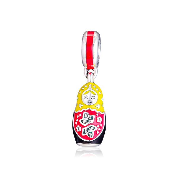woman sterling silver matryoshka doll charm spring garden beads for jewelry making fits original bracelets female fashion diy wholesale, Black
woman sterling silver matryoshka doll charm spring garden beads for jewelry making fits original bracelets female fashion diy wholesale, Black