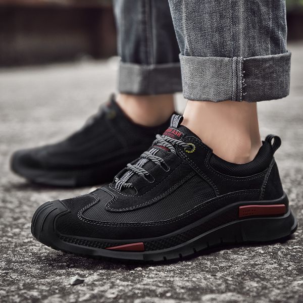 breathable men's shoes 2019 autumn new style casual shoes soft bottom large size outdoor work athletic men's, Black
breathable men's shoes 2019 autumn new style casual shoes soft bottom large size outdoor work athletic men's, Black