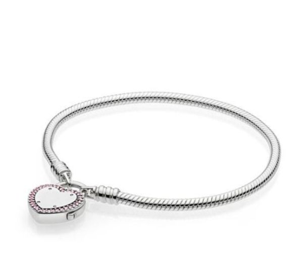 new original 925 sterling silver bracelet lock your promise snake chain bracelet bangle fit women bead charm diy fashion jewelry, Golden;silver
new original 925 sterling silver bracelet lock your promise snake chain bracelet bangle fit women bead charm diy fashion jewelry, Golden;silver