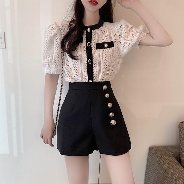 nana fashion womens clothing store all-match high waist buckle slimming shorts design sense niche fashion a word wide leg pants fashion, Black;white
nana fashion womens clothing store all-match high waist buckle slimming shorts design sense niche fashion a word wide leg pants fashion, Black;white