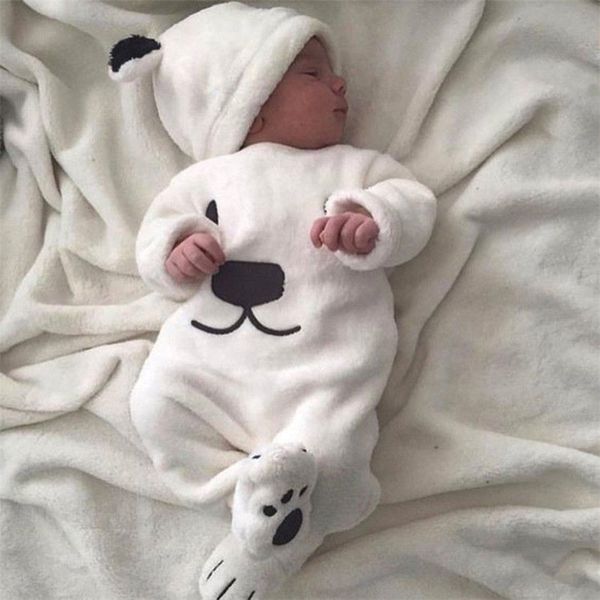 3pcs newborn infant baby boy girl clothes children's long sleeve fleece bear pant+hat 3pcs sets for infant kids warm clothes, White
3pcs newborn infant baby boy girl clothes children's long sleeve fleece bear pant+hat 3pcs sets for infant kids warm clothes, White
