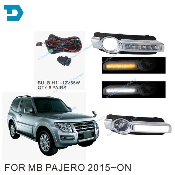 dual color daytime running driving light for montero v98 led drl turn signal function for pajero v97 v93 2015-2019
dual color daytime running driving light for montero v98 led drl turn signal function for pajero v97 v93 2015-2019