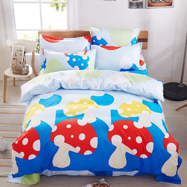 home textile cartoon mushroom bedding sets children's beddingset bed linen duvet cover bed sheet pillowcase/bed sets
home textile cartoon mushroom bedding sets children's beddingset bed linen duvet cover bed sheet pillowcase/bed sets