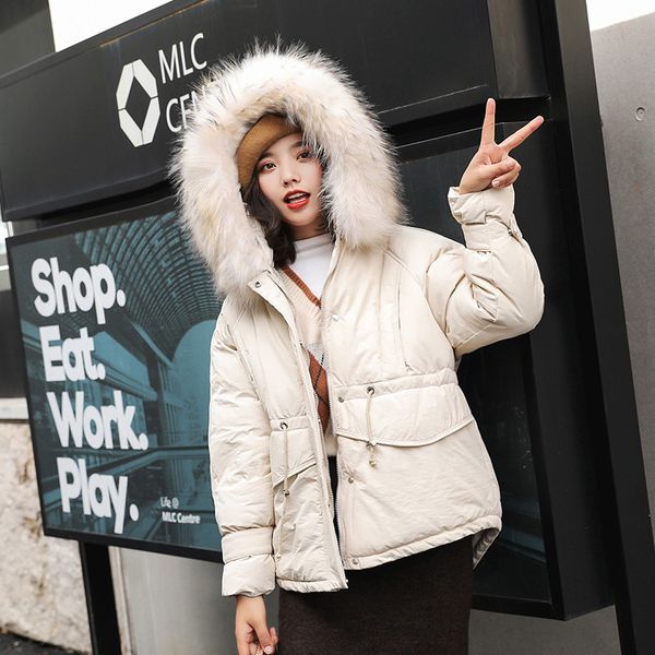 causal casual women winter jacket cotton padded warm thicken big fur collar ladies short coats down parkas, Black
causal casual women winter jacket cotton padded warm thicken big fur collar ladies short coats down parkas, Black