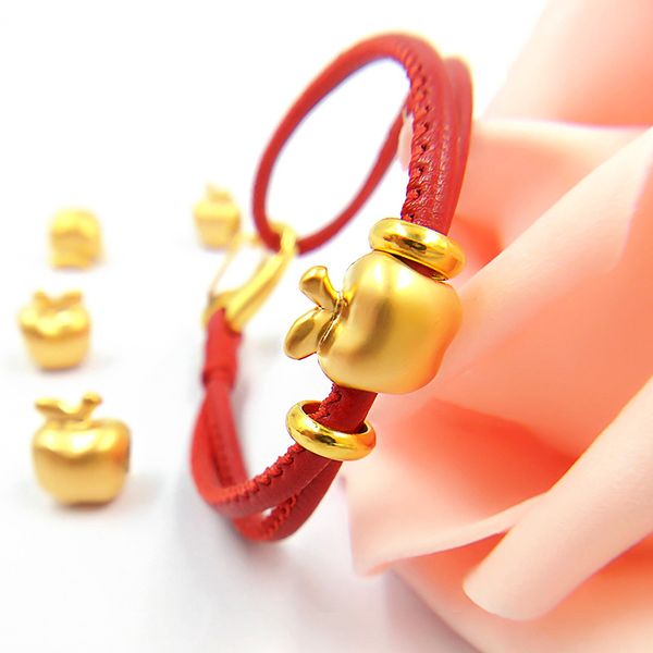 christmas eve girl's viet nam alluvial gold 3d hard golden apple small pendant women's necklace bracelet accessories, Silver
christmas eve girl's viet nam alluvial gold 3d hard golden apple small pendant women's necklace bracelet accessories, Silver