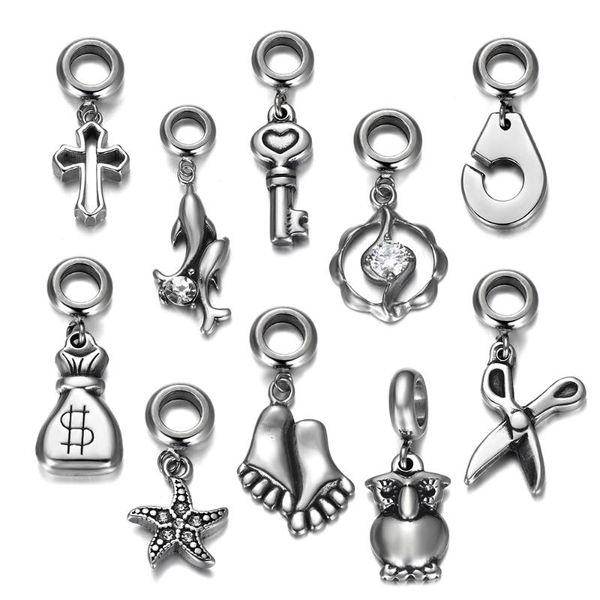 2pcs stainless steel 5.5mm hole patterned dangle beads spacer slide charms for chain bracelets diy jewelry making accessories
2pcs stainless steel 5.5mm hole patterned dangle beads spacer slide charms for chain bracelets diy jewelry making accessories