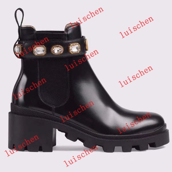 women's shoes fashion brand leather and heavy-duty soles comfortable breathable leisure lady designer boots, Black
women's shoes fashion brand leather and heavy-duty soles comfortable breathable leisure lady designer boots, Black