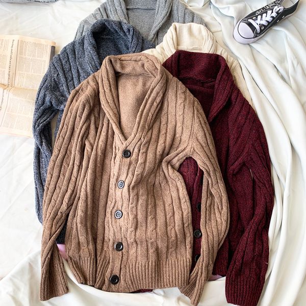 new men's sweater for autumn winter cardigan slim fit and thick sweater, White;black
new men's sweater for autumn winter cardigan slim fit and thick sweater, White;black