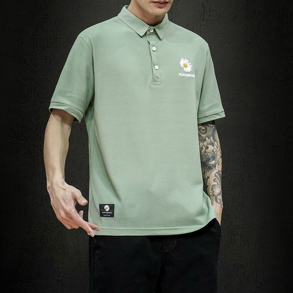 men's polos summer shirt men cotton casual embriodery short sleeve mens clothing japan style big size 2021, White;black
men's polos summer shirt men cotton casual embriodery short sleeve mens clothing japan style big size 2021, White;black