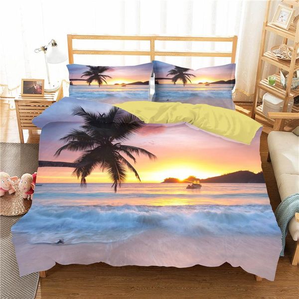 quilts and bedding set home textile sea wave printed beach bed linen with pillowcase for couple king size
quilts and bedding set home textile sea wave printed beach bed linen with pillowcase for couple king size