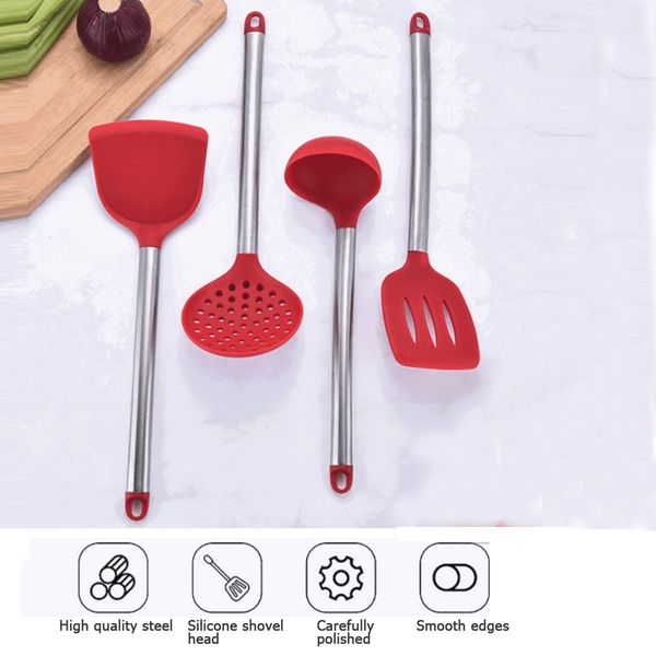 1/7/8/9 pcs toxic kitchen gadgets nonstick cookware stainless steel handles cooking tools food grade silicone cooking tools
1/7/8/9 pcs toxic kitchen gadgets nonstick cookware stainless steel handles cooking tools food grade silicone cooking tools